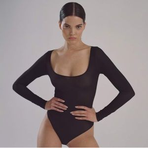 Skims Jelly Sheer Long Sleeve Bodysuit